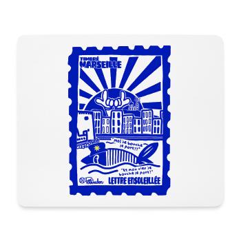 Timbré Marseille - Tapis de souris (format paysage) - blanc - Devant