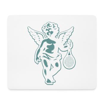 Tennis Angel Cherub Réanimation Renaissance Rétro - Tapis de souris (format paysage) - blanc - Devant