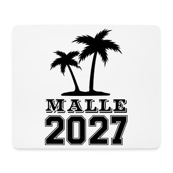 Malle 2027 - Mouse Pad (horizontal) - white - Front
