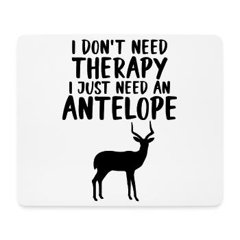 Antelope Saying Safari - Mouse Pad (horizontal) - white - Front