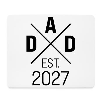 Dad 27 Papa Vater Vatertag Baby - Mousepad (Querformat) - Weiß - Vorne