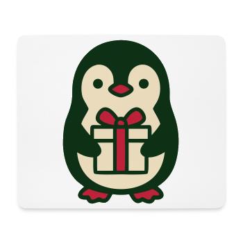 Pinguin Geschenk Clipart - Mousepad (Querformat) - Weiß - Vorne