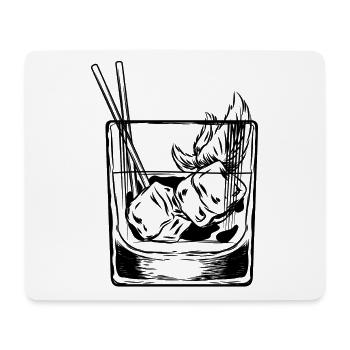 Drink Party alcool whisky alcool cocktail - Tapis de souris (format paysage) - blanc - Devant