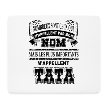 Meilleure tata idée cadeau tante soeur humour - Tapis de souris (format paysage) - blanc - Devant