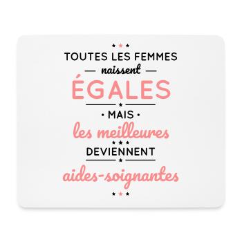 Femmes égales meilleures aides-soignantes - Tapis de souris (format paysage) - blanc - Devant
