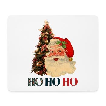 Vintage Weihnachtsmann Weihnachten - Mousepad (Querformat) - Weiß - Vorne