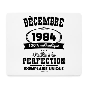 40th Anniversary - December 1984 Perfection - Mouse Pad (horizontal) - white - Front
