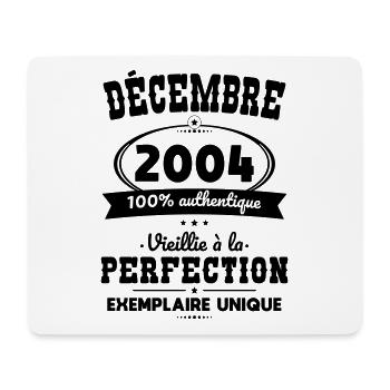 20th Anniversary - December 2004 Perfection - Mouse Pad (horizontal) - white - Front