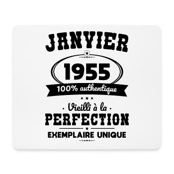 70th Anniversary - January 1955 Perfection - Mouse Pad (horizontal) - white - Front