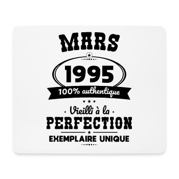 30th Anniversary - March 1995 Perfection - Mouse Pad (horizontal) - white - Front
