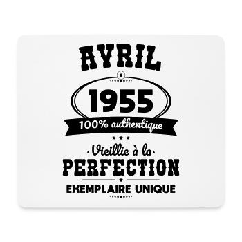 70th Anniversary - April 1955 Perfection - Mouse Pad (horizontal) - white - Front