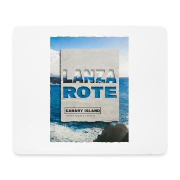 Lanzarote Sommer Sonne Strand Meer Palmen Urlaub - Mousepad (Querformat) - Weiß - Vorne