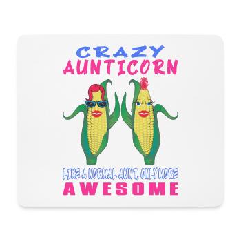 Verrückte Tante wie eine normale Tante mehr Awesome - Mousepad (Querformat) - Weiß - Vorne
