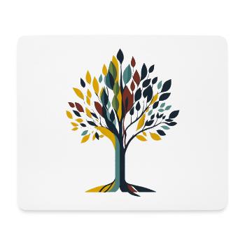 Tree - Mouse Pad (horizontal) - white - Front