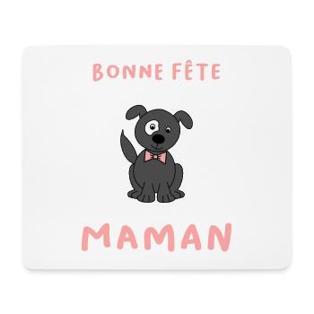 BONNE FÊTE. FÊTE DES MÈRES. FÊTE DES PÈRES. FÊTE - Tapis de souris (format paysage) - blanc - Devant