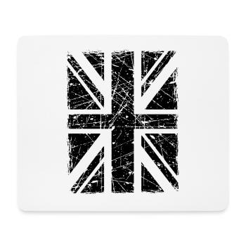 Union Jack - Mousepad (Querformat) - Weiß - Vorne