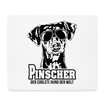 Deutscher PINSCHER coolster Hund Hundespruch Hunde - Mousepad (Querformat) - Weiß - Vorne