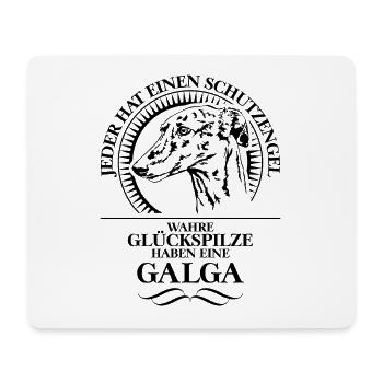 GALGA Schutzengel Hundespruch Windhund Wilsigns - Mousepad (Querformat) - Weiß - Vorne
