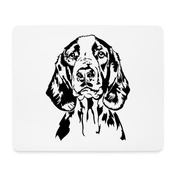 Welsh Springer Spaniel Portrait Dogs Wilsigns - Mouse Pad (horizontal) - white - Front