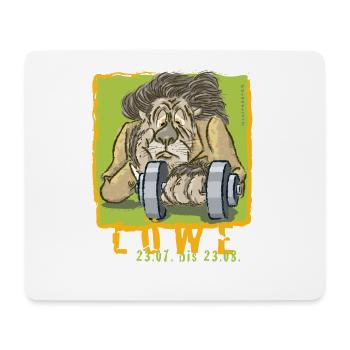 Sternzeichen - Löwe - Mousepad (Querformat) - Weiß - Vorne