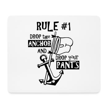 CAPTAIN CAPTAIN SAILING SAILING BOAT nudiste - Tapis de souris (format paysage) - blanc - Devant