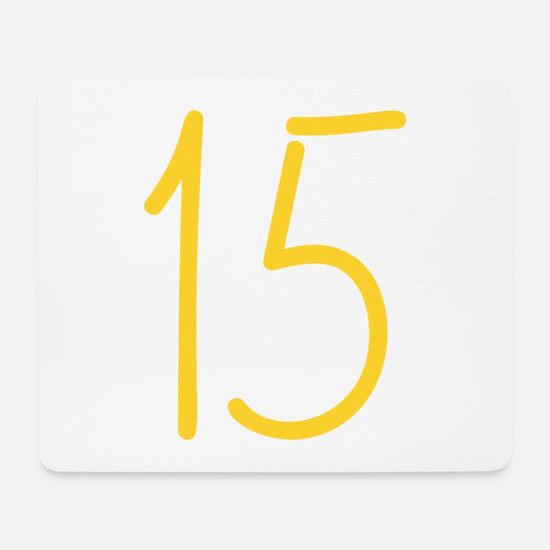 15 - Mousepad (Querformat) - Weiß