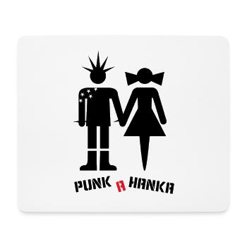 PUNK A HANKA - Mousepad (Querformat) - Weiß - Vorne