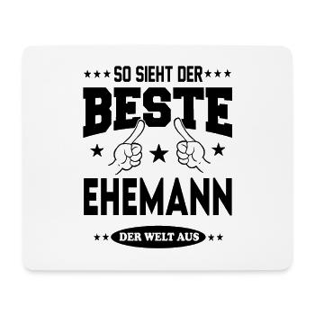 Ehemann Der Beste der Welt Hochzeit Paare Love - Mousepad (Querformat) - Weiß - Vorne