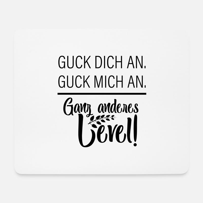 Ganz anderes Level! - Mousepad (Querformat) - Weiß