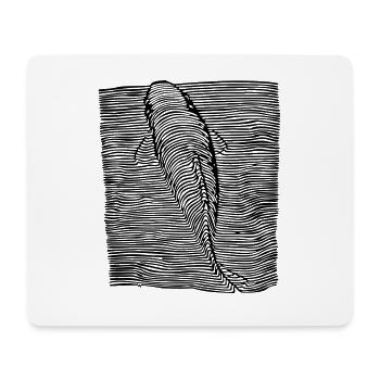 Koi carp - Mouse Pad (horizontal) - white - Front
