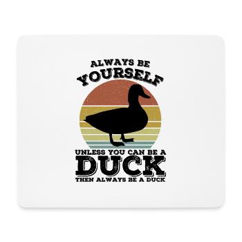 Duck - Mouse Pad (horizontal) - white - Front