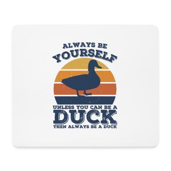 Duck - Mouse Pad (horizontal) - white - Front