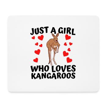 Kangaroo - Mouse Pad (horizontal) - white - Front