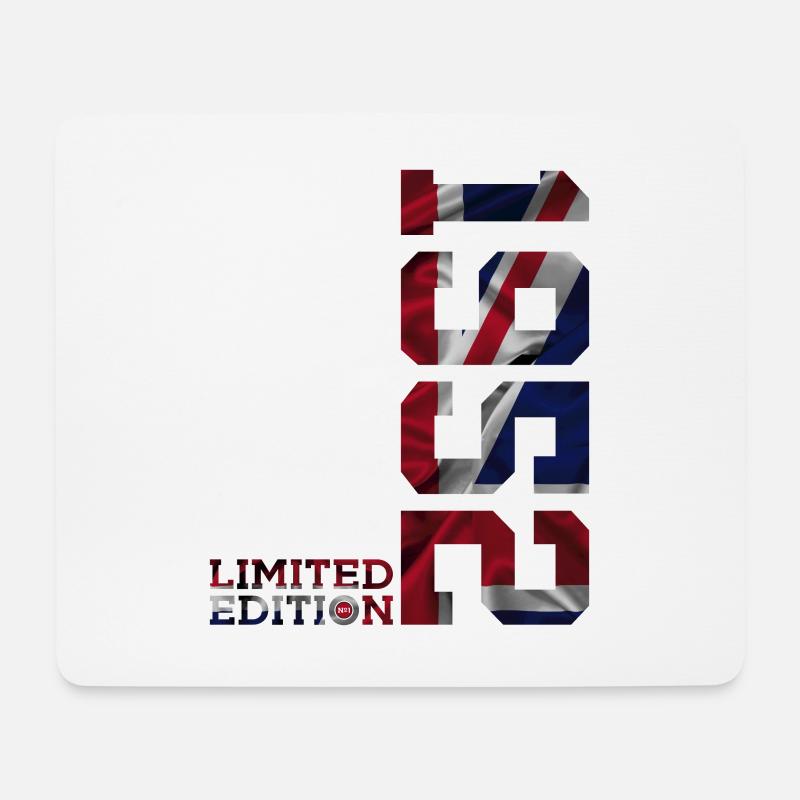 ENGLAND LIMITED EDITION 1952 UK 74. GEBURTSTAG - Mousepad (Querformat) - Weiß