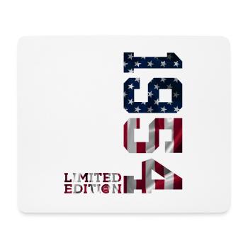 ÉDITION LIMITÉE 1954 USA 72E ANNIVERSAIRE - Tapis de souris (format paysage) - blanc - Devant