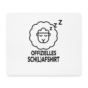 Offizielles (l)afshirt Schaf Humor Geschenkidee - Mousepad (Querformat) - Weiß - Vorne