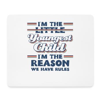 Familie Kinder Geschwister Lustig Geschenkidee - Mousepad (Querformat) - Weiß - Vorne