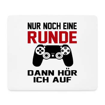 Computerspiele Gamer Konsole Joystick PC Spielen - Mousepad (Querformat) - Weiß - Vorne