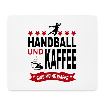 Handball Handballspieler Sport Verein - Mousepad (Querformat) - Weiß - Vorne