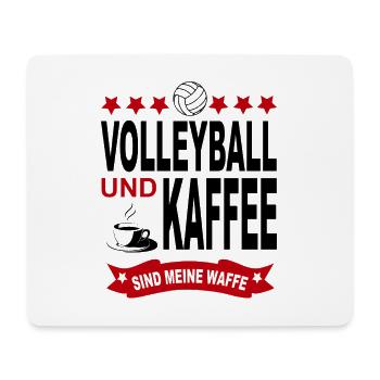 Volleyball Volleyballspieler Sport Verein - Mousepad (Querformat) - Weiß - Vorne