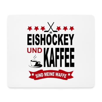 Eishockey Eishockeyspieler Sport Verein - Mousepad (Querformat) - Weiß - Vorne