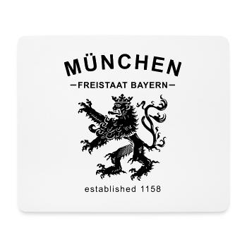 München Löwen Design - Mouse Pad (horizontal) - white - Front