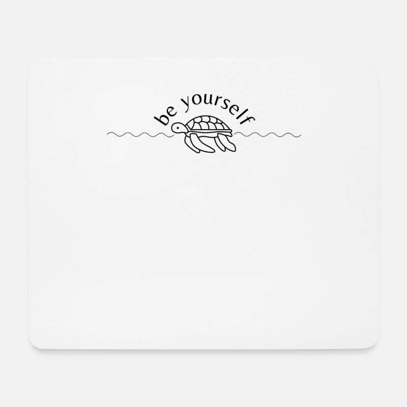 Be yourself - Mouse Pad (horizontal) - white