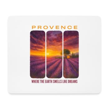 Lavender Provence - Mouse Pad (horizontal) - white - Front