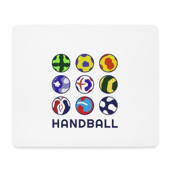 Handball Player Design Cool Handball Minimalist - Mouse Pad (horizontal) - white - Front