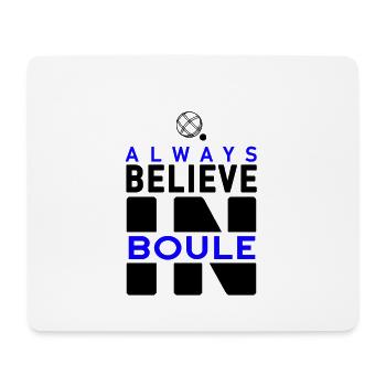 Believe in Boule Boccia Verein Renter Sport - Mousepad (Querformat) - Weiß - Vorne