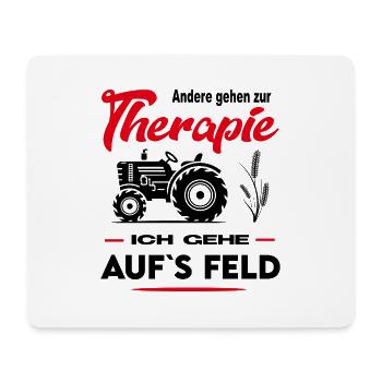 Bauer Bäuerin Landwirt Landwirtin Beruf Arbeit - Mousepad (Querformat) - Weiß - Vorne