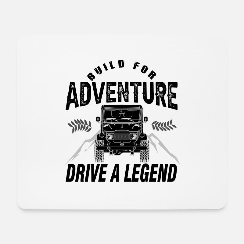 landcruiser - Mousepad (Querformat) - Weiß