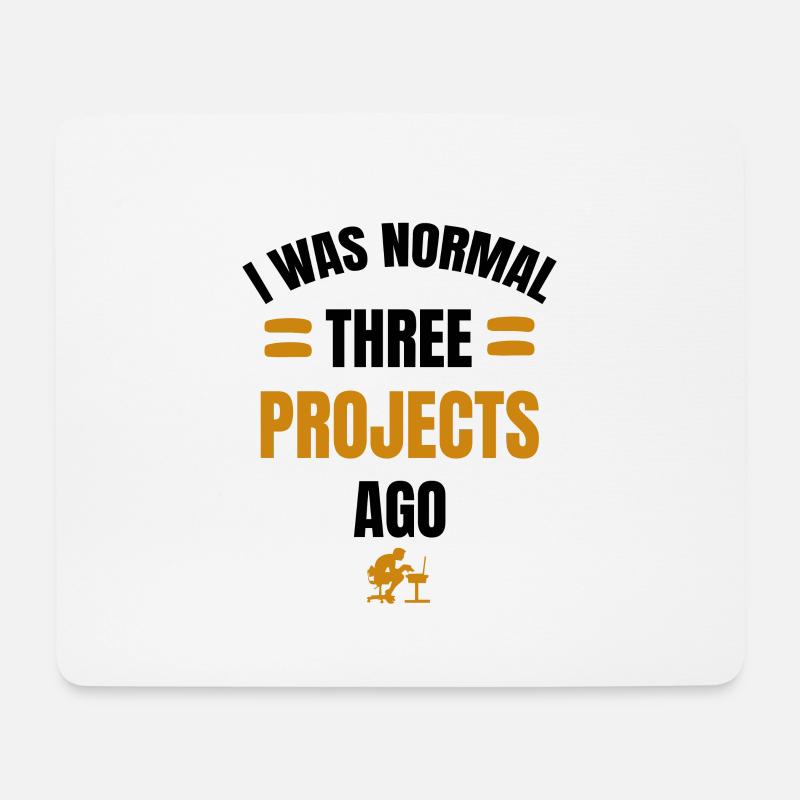 Projektmanagement Geschenk | Projektmanager - Mousepad (Querformat) - Weiß