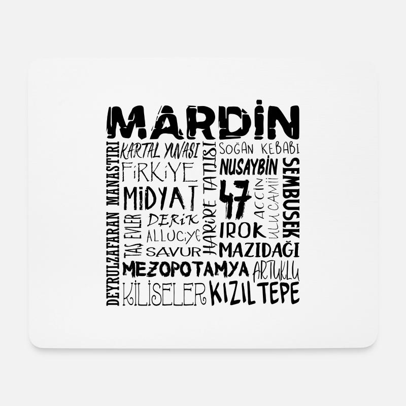 Mardin 47 Türkei - Mousepad (Querformat) - Weiß